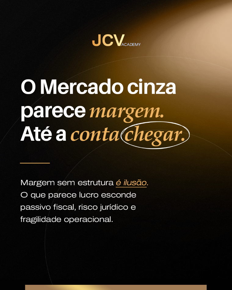 JCV Academy — O mercado cinza parece margem